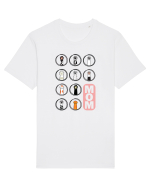 Cat mom Tricou mânecă scurtă Unisex Rocker