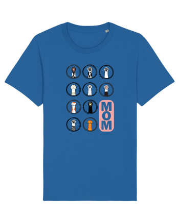 Cat mom Royal Blue