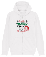 Lista lui Moș Crăciun Hanorac cu fermoar Unisex Connector