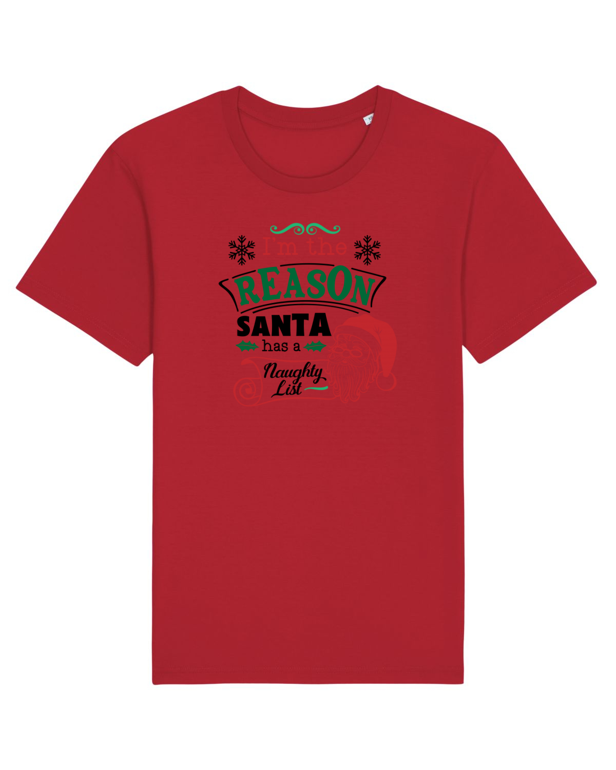 Tricou mânecă scurtă Unisex Rocker Red