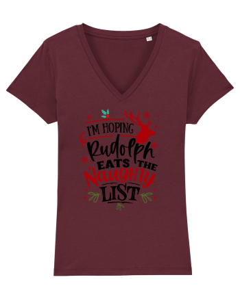 Rudolf - Lista lui Moș Crăciun Burgundy