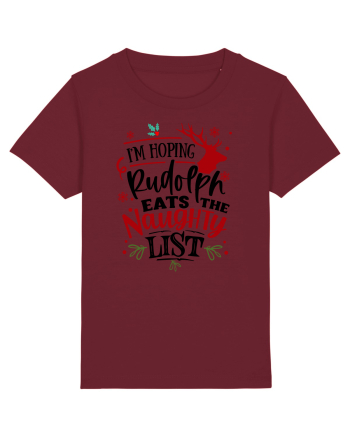 Rudolf - Lista lui Moș Crăciun Burgundy