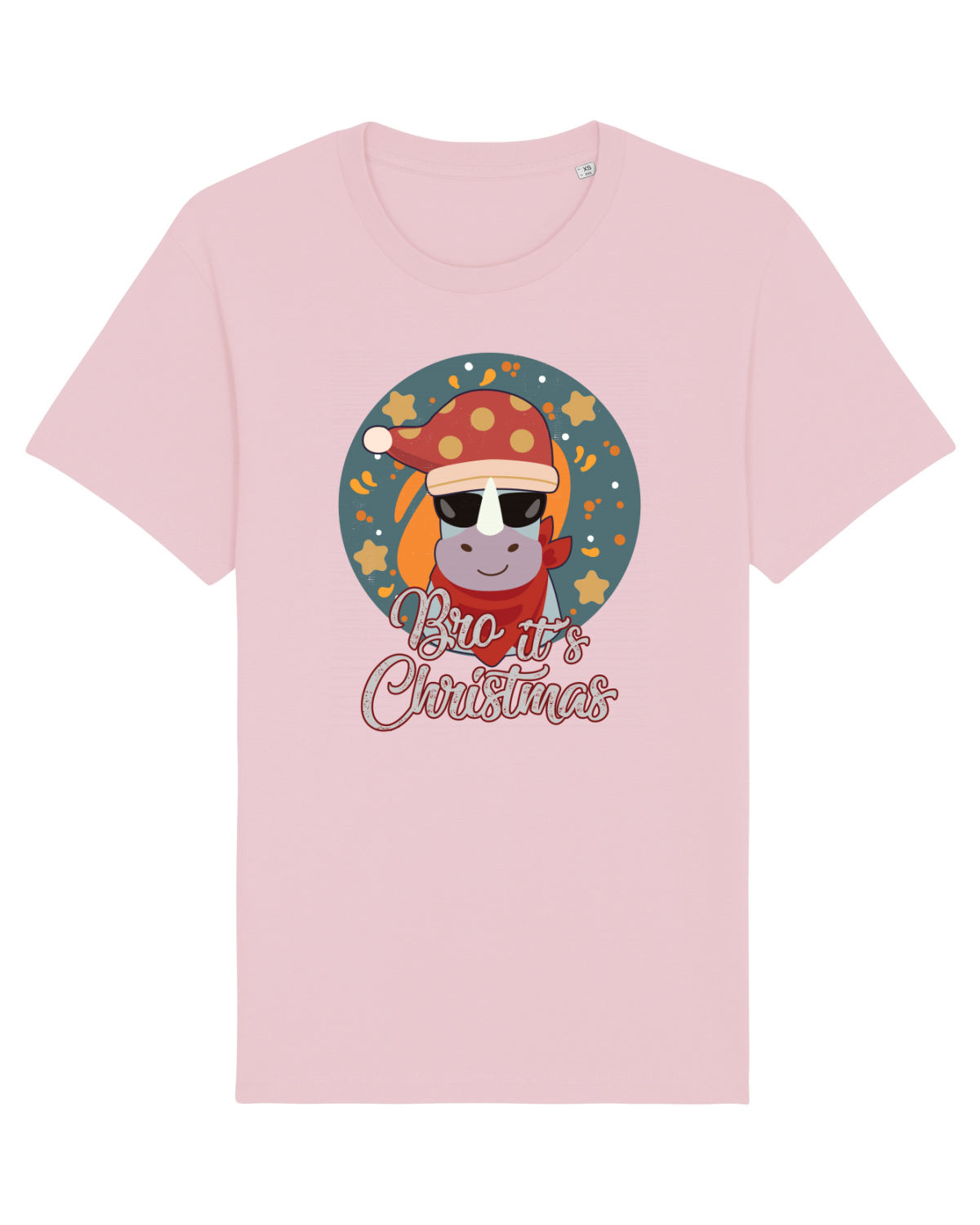 Tricou mânecă scurtă Unisex Rocker Cotton Pink