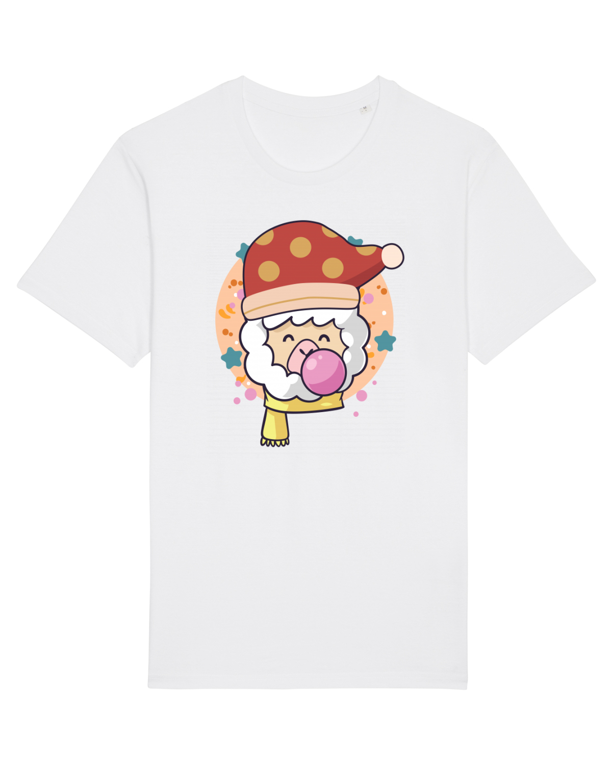 Tricou mânecă scurtă Unisex Rocker White