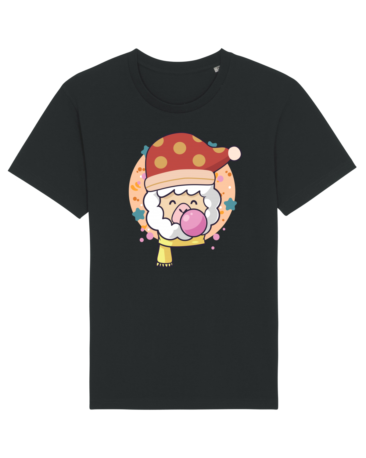 Tricou mânecă scurtă Unisex Rocker Black