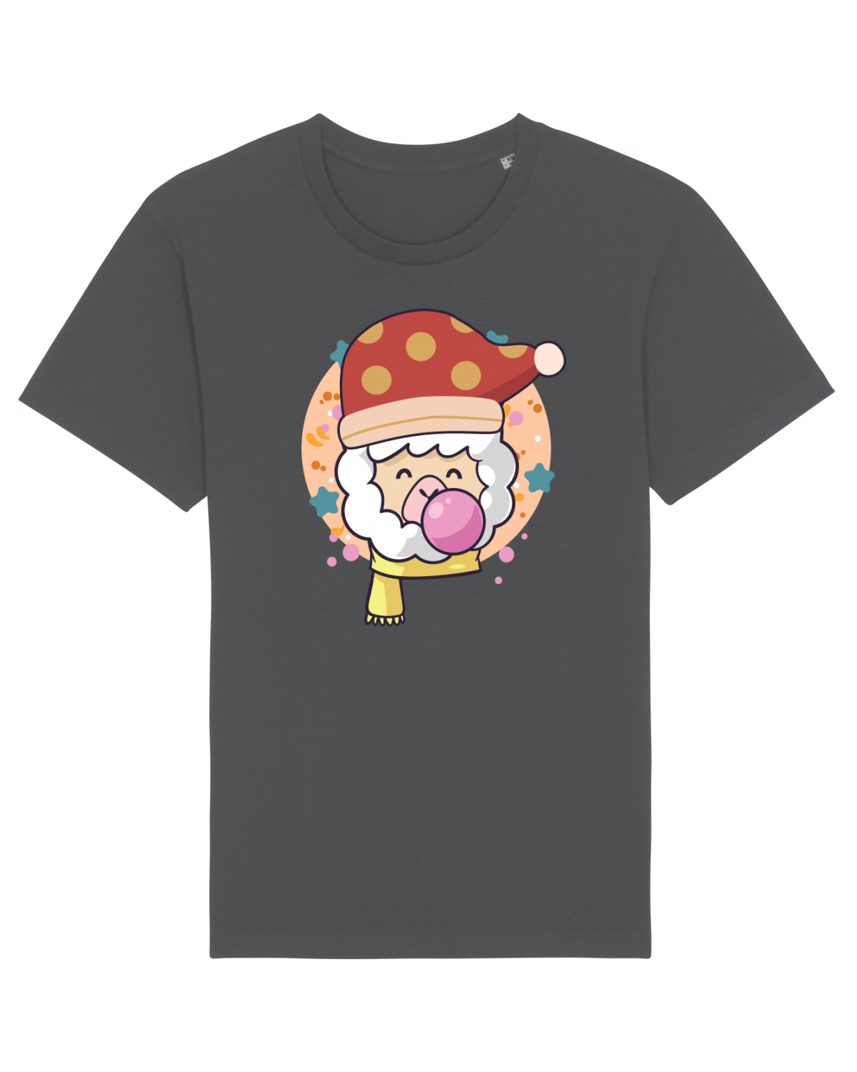 Tricou mânecă scurtă Unisex Rocker Anthracite