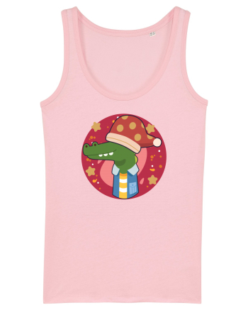 Crocodil de Crăciun Cotton Pink