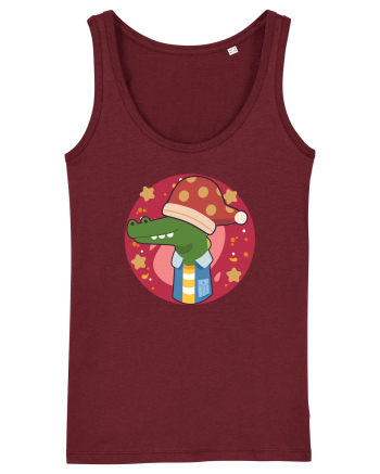 Crocodil de Crăciun Burgundy