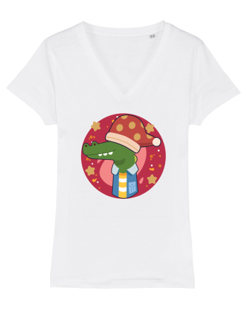 Crocodil de Crăciun White