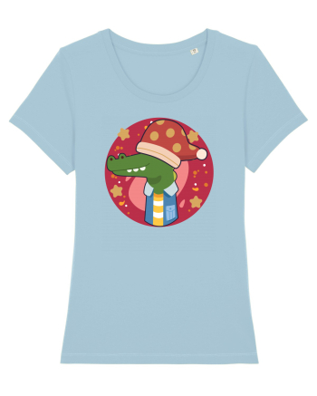 Crocodil de Crăciun Sky Blue