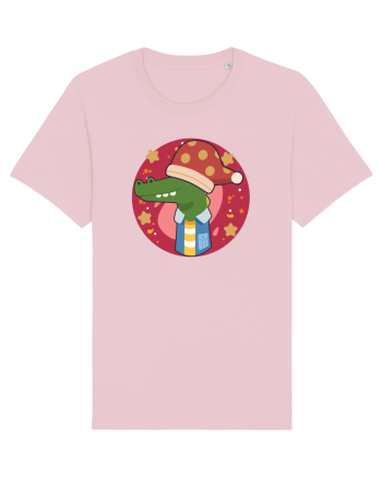 Crocodil de Crăciun Cotton Pink