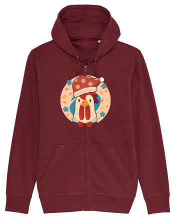 Găina de Crăciun Burgundy