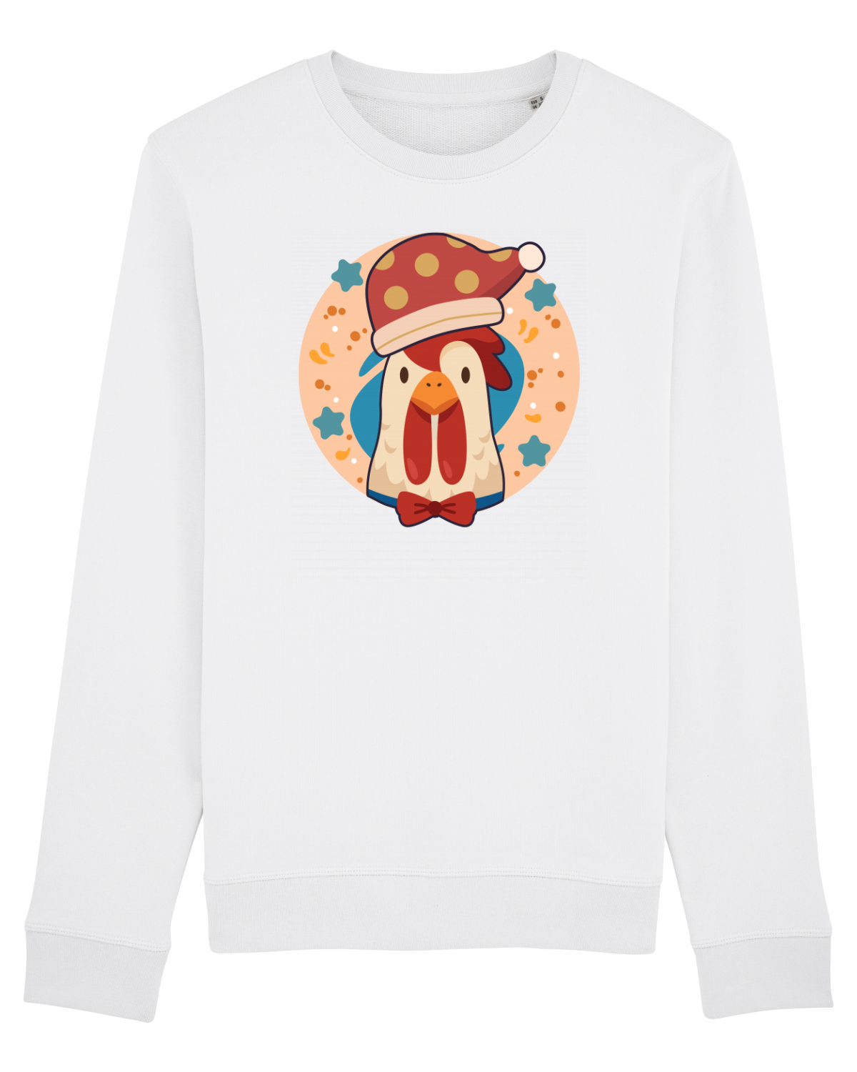 Bluză mânecă lungă Unisex Rise White