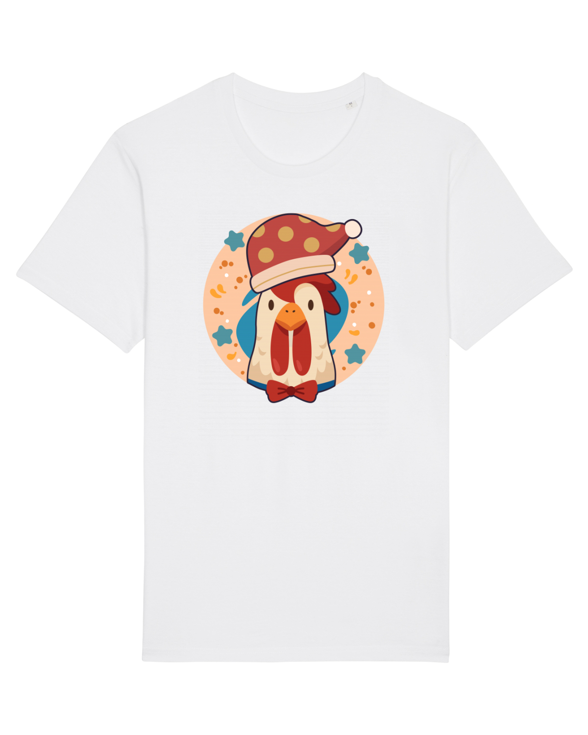 Tricou mânecă scurtă Unisex Rocker White