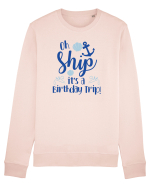 Oh ship, it's a birthday trip Bluză mânecă lungă Unisex Rise