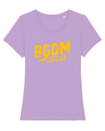 BOOM shakalaka Tricou mânecă scurtă guler larg fitted Damă Expresser