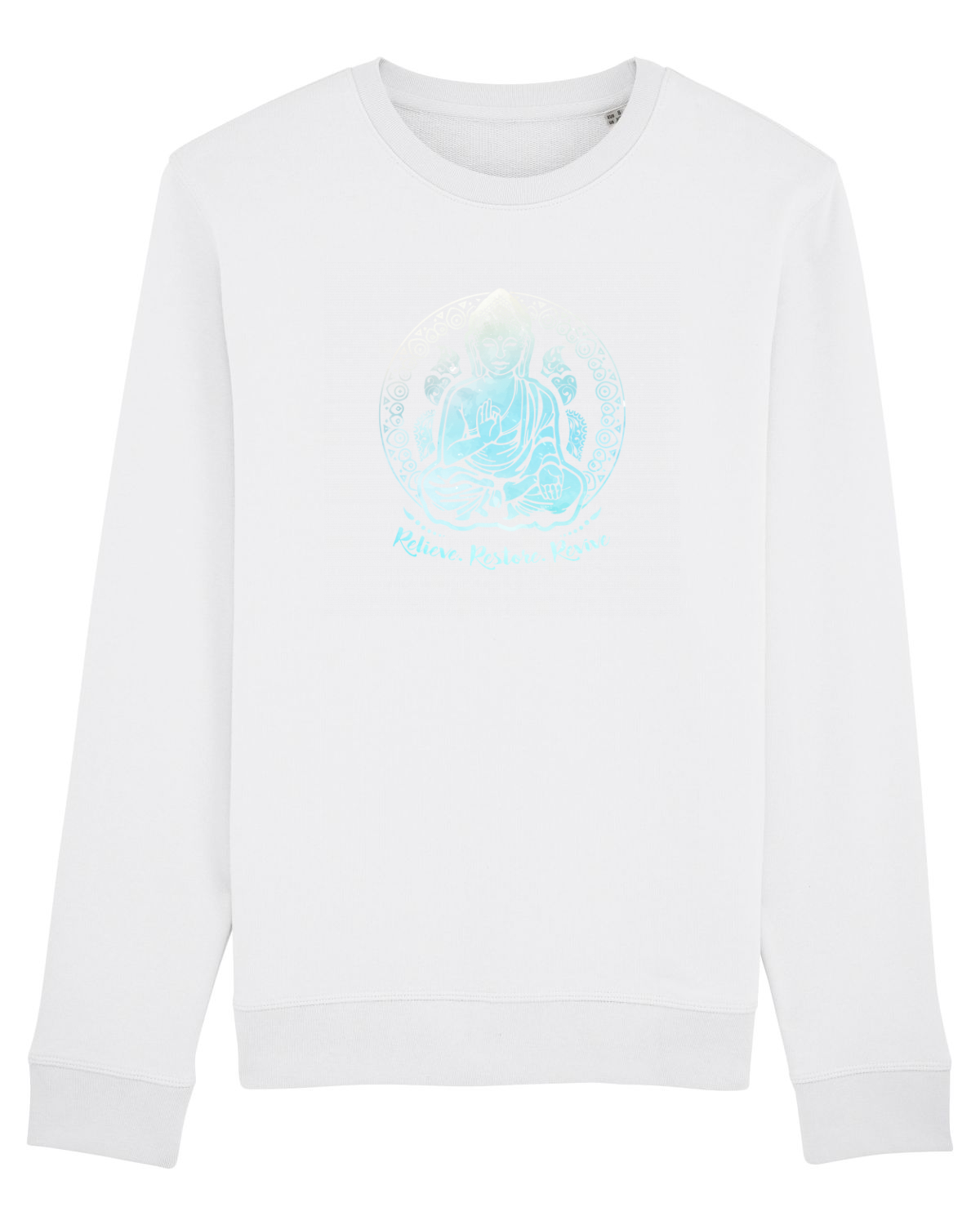 Bluză mânecă lungă Unisex Rise White