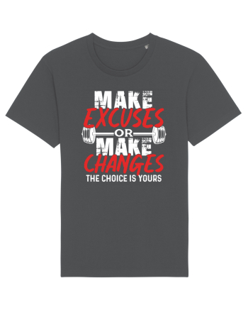 Make excuses or Make changes Anthracite