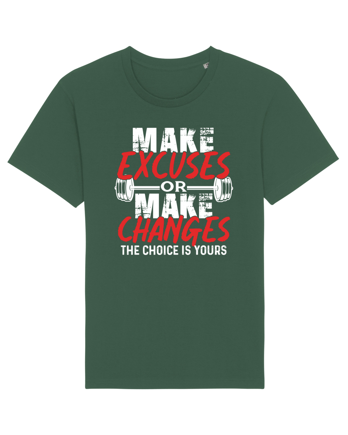 Tricou mânecă scurtă Unisex Rocker Bottle Green