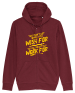 You get what you work for Hanorac cu fermoar Unisex Connector