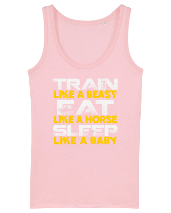 Train like a beast Cotton Pink