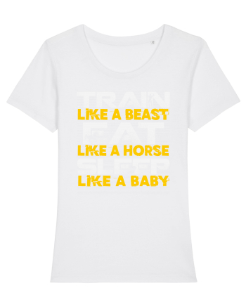 Train like a beast White
