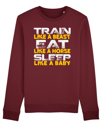 Train like a beast Burgundy