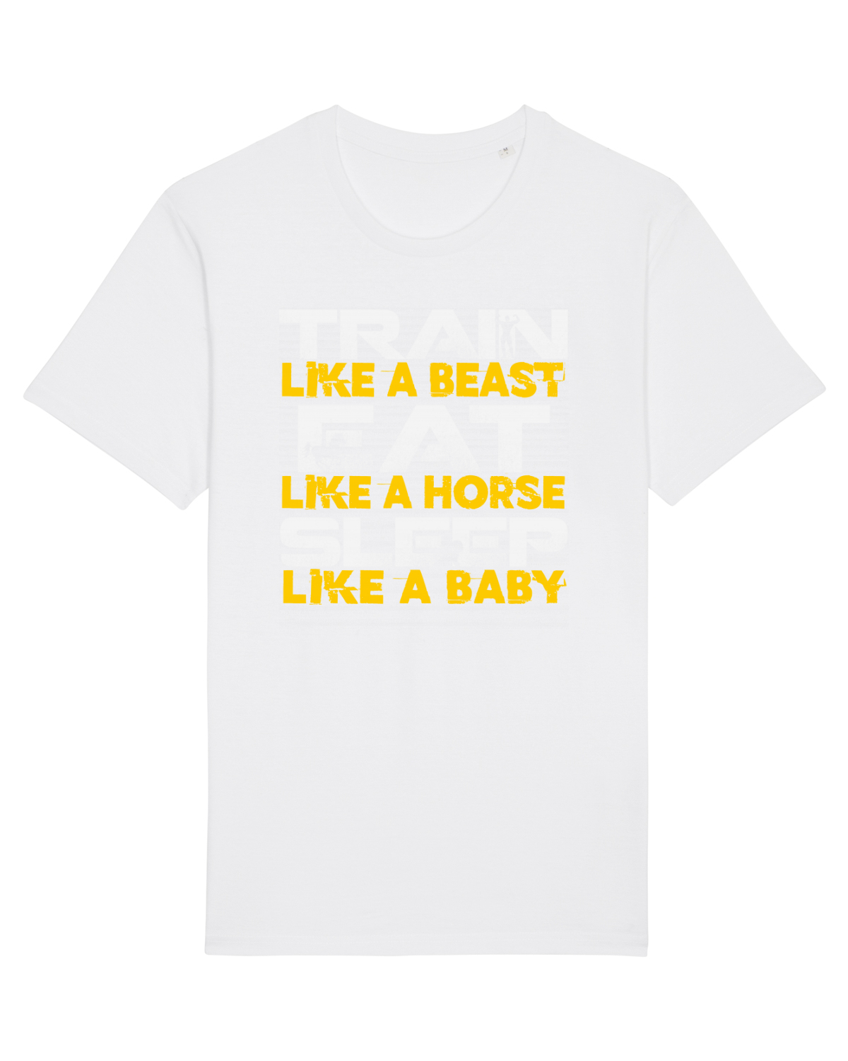 Tricou mânecă scurtă Unisex Rocker White