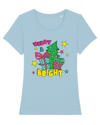 Merry and Bright Sky Blue