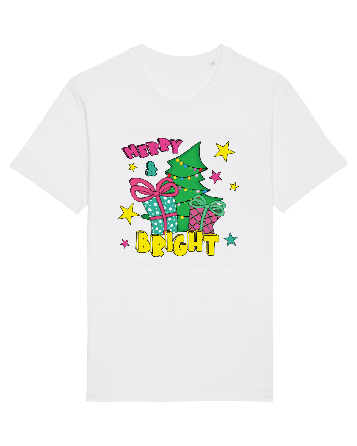 Tricou mânecă scurtă Unisex Rocker White