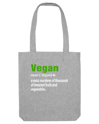 Vegan noun vegen Heather Grey