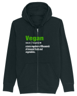 Vegan noun vegen Hanorac cu fermoar Unisex Connector