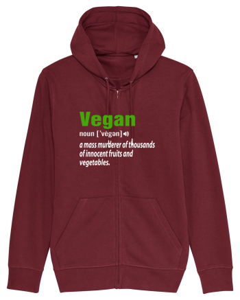 Vegan noun vegen Burgundy