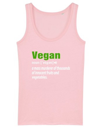 Vegan noun vegen Cotton Pink