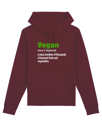 Vegan noun vegen Burgundy