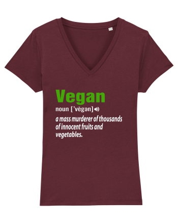 Vegan noun vegen Burgundy