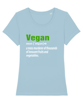 Vegan noun vegen Sky Blue