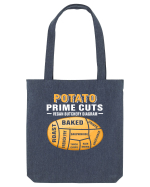 Potato Prime Cuts vegan butchery diagram Sacoșă textilă