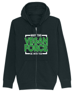 May The Vegan Force Be With You Hanorac cu fermoar Unisex Connector
