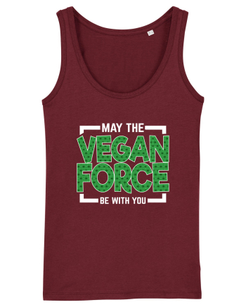 May The Vegan Force Be With You Burgundy