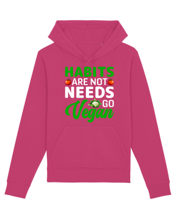 Habits Are Not Needs Go Vegan Raspberry