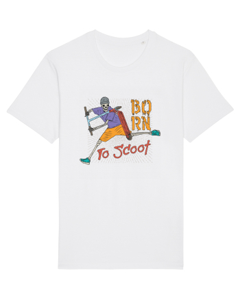 Born To Scoot White