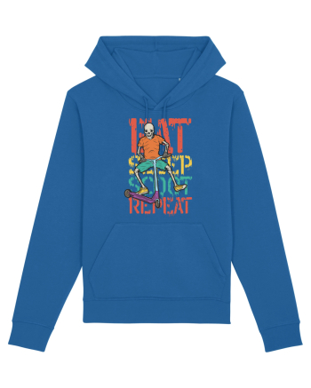 Eat Sleep Scoot Repeat Royal Blue