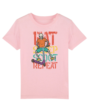 Eat Sleep Scoot Repeat Cotton Pink