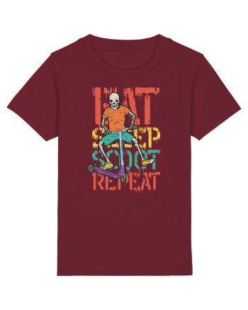 Eat Sleep Scoot Repeat Burgundy