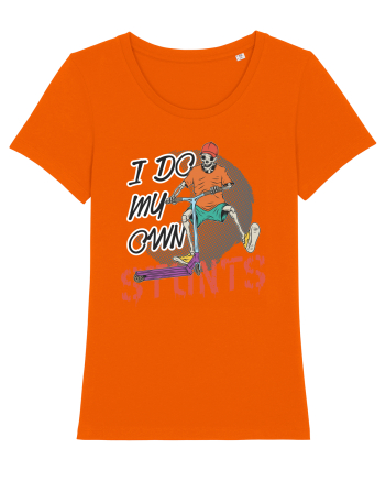 I Do My Own Stunts Bright Orange