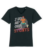 I Do My Own Stunts Tricou mânecă scurtă guler V Bărbat Presenter