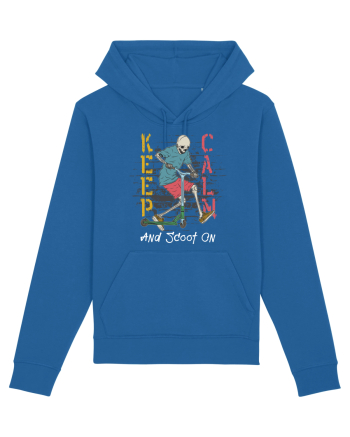 Keep Calm And Scoot On Royal Blue