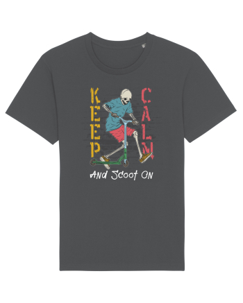 Keep Calm And Scoot On Anthracite
