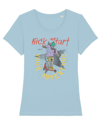 Kick Start Your Adventure Sky Blue